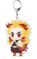 Kyojuro Rengoku Deformed Ver. Demon Slayer: Kimetsu no Yaiba Deka Key Chain Key Chain [USED]