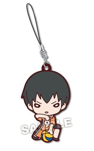 Tobio Kageyama Haikyu!! Nitotan Karasuno High School Second Uniform Rubber Mascot Key Chain [USED]