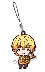 Zenitsu Agatsuma Demon Slayer: Kimetsu no Yaiba Nitotan Rubber Mascot Vol.4 Key Chain [USED]