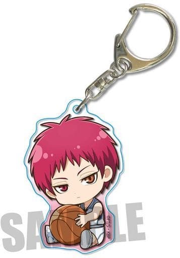 Seijuro Akashi Kuroko's Basketball Gyugyutto Acrylic Key Chain Key Ring [USED]
