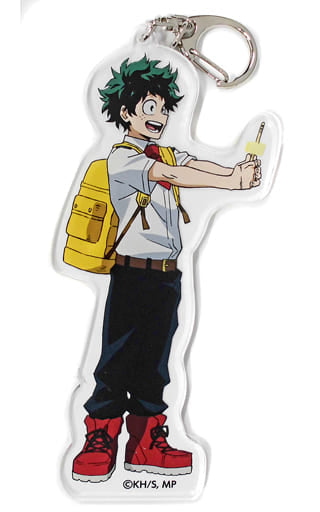 My Hero Academia Izuku Midoriya Ice Full Body Acrylic Key Ring Keychains [USED]