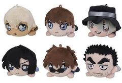 Toru Amuro, etc. Detective Conan Lying Plush Toy Petit Vol.3 All 6 Types Set Key Ring [USED]
