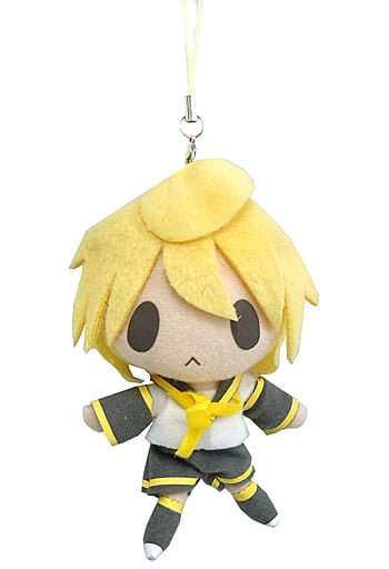 Len Kagamine VOCALOID Plush Keychain E Key Chain [USED]