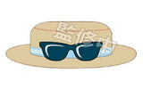 Straw Hat Sunglasses Kuroko's Basketball Yubi no Ue no Boshi Key Chain [USED]