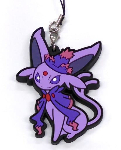 Espeon Pokemon Rubber Strap Collection Pokemon Halloween Circus Pokemon Center Limited Key Chain [USED]