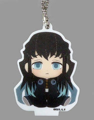 Muichirou Tokitou Demon Slayer: Kimetsu no Yaiba Mini Character Acrylic Key Chain Collabo Cafe Honpo Labo Limited Key Chain [USED]
