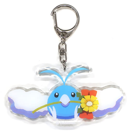 Swablu Pokemon Acrylic Keychain Collection Mega Tokyo Pokemon Center Limited Key Chain [USED]