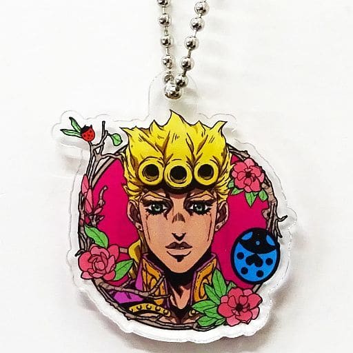 Giorno Giovanna JoJo's Bizarre Adventure Golden Wind Acrylic Charms Character Pop Store Limited Charm [USED]