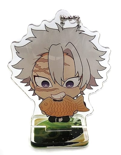 Sanemi Shinazugawa Demon Slayer: Kimetsu no Yaiba Deformed Acrylic Key Chain with Stand B Sega Collaboration Cafe Limited Key Chain [USED]