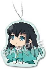 Muichirou Tokitou Demon Slayer: Kimetsu no Yaiba Eformed Paja Chara Poni Poni Mascotto Part 6 Key Ring [USED]