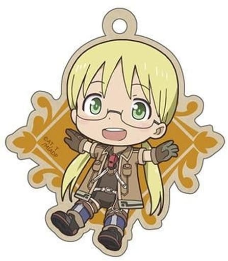 Riko Made in Abyss: Dawn of the Deep Soul Trading Wooden Tag Strap Key Chain [USED]