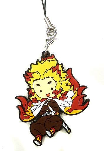 Kyojuro Rengoku Demon Slayer: Kimetsu no Yaiba TORUPAKA! Sugar Pouch Rubber Charm Charm [USED]