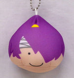 Shinsuke Takasugi Gintama X Sanrio Characters Omanjuu Niginigi Mascot Key Ring [USED]