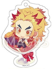 Kyojuro Rengoku Demon Slayer: Kimetsu no Yaiba Chapon! Acrylic Strap Collection Vol.2 Key Chain [USED]