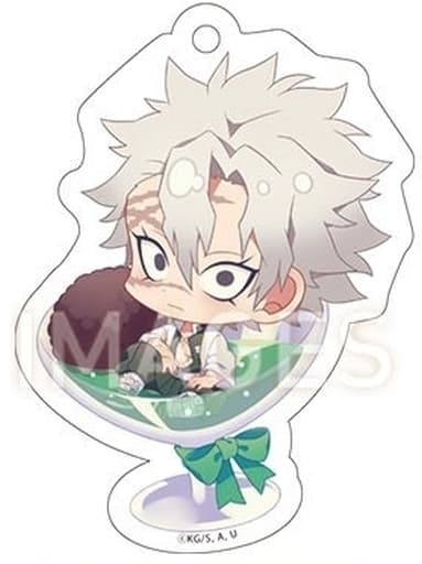Sanemi Shinazugawa Demon Slayer: Kimetsu no Yaiba Chapon! Acrylic Strap Collection Vol.2 Key Chain [USED]