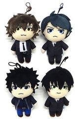 Arata Shindo, etc. PSYCHO-PASS 3 Mascot Plush All 4 Types Set Key Chain [USED]