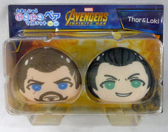 Thor Loki Avengers: Infinity War Omanjuu Niginigi Mascot Pair Tokyo Comic Con 2018 Limited Key Ring [USED]