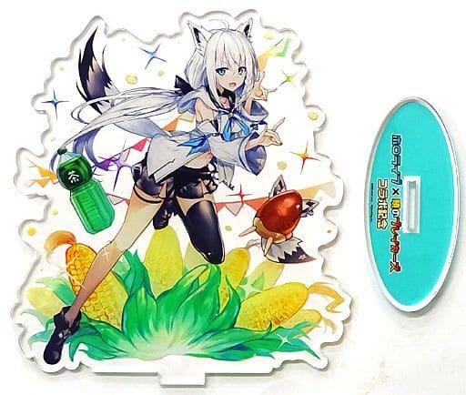 Shirakami Fubuki Hololive X Akatsuki no Breakers Acrylic Stand Character1 2019 Limited Acrylic Stands [USED]