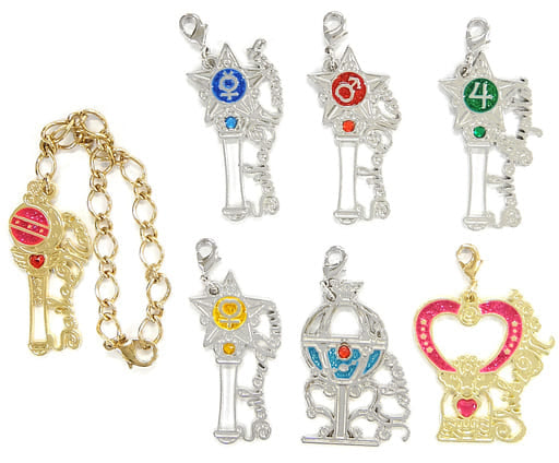 Sailor Moon Wire Art Charms 2 All 7 Types Set Charm [USED]