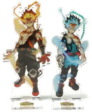 Izuku Midoriya Katsuki Bakugo My Hero Academia Heroes Rising Newly Drawn Illustration Acrylic Stand Keychain Toho Animation Store Limited Blu-ray/DVD Bundled Bonus Set of 2 Key Chain [USED]