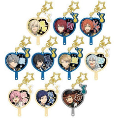 Tsukasa Suo, etc. Ensemble Stars!! Furufure Uchiwa Charm Collection Vol.2 All 10 Types Set Charm [USED]