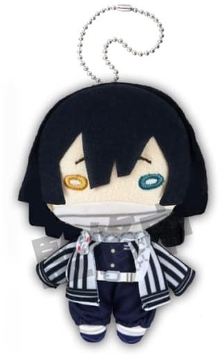 Obanai Iguro Demon Slayer: Kimetsu no Yaiba Nitotan Plush Toy with Ball Chain Key Chain [USED]