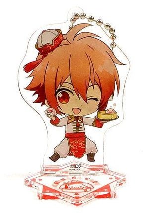 Riku Nanase IDOLiSH7 Trading Acrylic Stand Key Chain Chinana Ver. Group A Chinana Cafe in animatecafe & Sweets Paradise Limited Key Chain [USED]