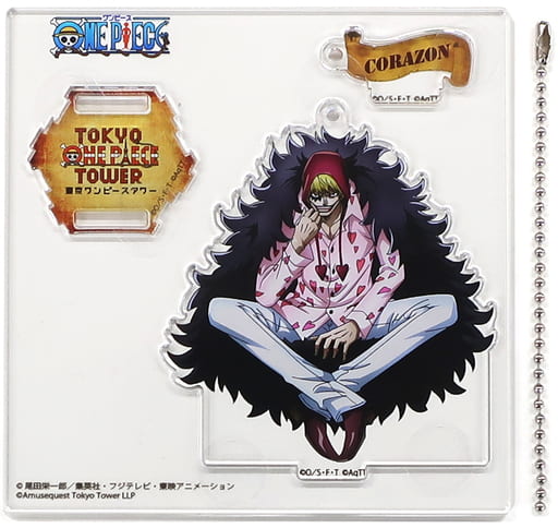 Corazon One Piece Character Ranking Acrylic Stand Charm Tokyo One Piece Tower Tongari Store Limited Charm [USED]