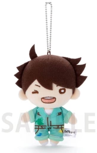 Toru Oikawa Haikyu!! Nitotan Paint Suit Ball Chain Plush Toy Key Chain [USED]