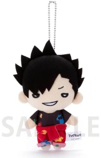 Tetsuro Kuroo Haikyu!! Nitotan Paint Suit Ball Chain Plush Toy Mascot [USED]