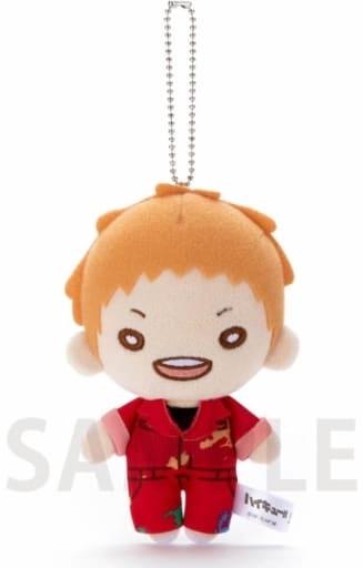 Morisuke Yaku Haikyu!! Nitotan Paint Suit Ball Chain Plush Toy Key Chain [USED]