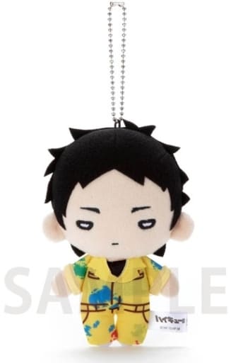 Keiji Akaashi Haikyu!! Nitotan Paint Suit Ball Chain Plush Toy Mascot [USED]