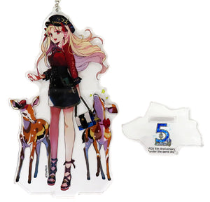 Lancer / Ereshkigal Fate/Grand Order Acrylic Mascot Kanto Koshin Ver. 5th Anniversary Under The Same Sky Limited Key Chain [USED]