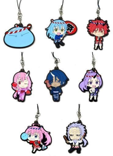 Rimuru Tempest, etc. That Time I Got Reincarnated as a Slime Capsule Rubber Strap Vol.4 All 8 Types Set Key Chain [USED]