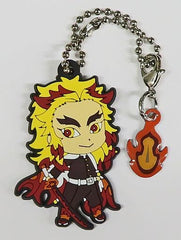 Kyojuro Rengoku Rhea with Handguard Charm Demon Slayer: Kimetsu no Yaiba Rubber Accessories Muten Kurazushi Bikkurapon! Limited Charm [USED]