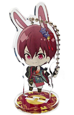 Toma Inumaru IDOLiSH7 Trading Acrylic Stand Key Chain Love July Festival Ver. ZOOL animatecafe Ainana Moon Viewing Festival Limited Key Chain [USED]