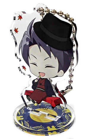 Ryo Tsukikumo IDOLiSH7 Trading Acrylic Stand Key Chain Love July Festival Ver. Manager & President animatecafe Ainana Moon Viewing Festival Limited Key Chain [USED]