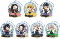 Nezuko Kamado, etc. Demon Slayer: Kimetsu no Yaiba Tojicolle Origami Acrylic Key Chain B Vol.4 All 7 Types Set Key Ring [USED]