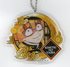 Zenitsu Agatsuma Eyes Wide Open Demon Slayer: Kimetsu no Yaiba Decofla Acrylic Key Chain Key Chain [USED]