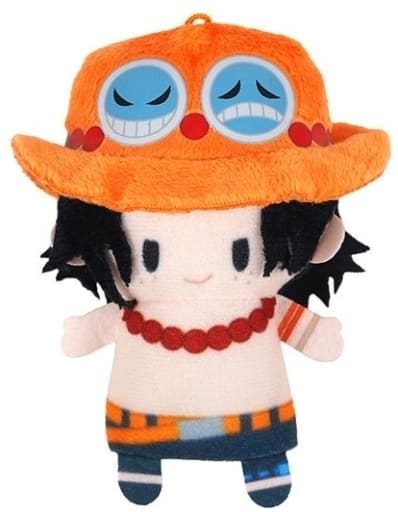 Portgas D. Ace One Piece Puppela Finger Mascot Key Chain [USED]