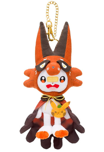 Scorbunny Pokemon Mascot Halloween Galar Garden Pokemon Center Limited Key Chain [USED]