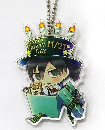 Nobuchika Ginoza Psycho-Pass: The Movie Acrylic Key Chain Birthday Set 2015 Bundled Items Key Chain [USED]