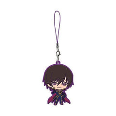 Lelouch Zero Ver. Code Geass Lelouch of the Re;surrection Capsule Rubber Mascot Key Chain [USED]