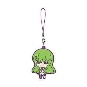 C.C. Code Geass Lelouch of the Re;surrection Capsule Rubber Mascot Key Chain [USED]