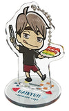 Osamu Miya Haikyu!! TO THE TOP Trading Acrylic Stand Key Chain Summer Style Ver. animate cafe Limited Key Chain [USED]