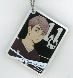 Osamu Miya Haikyu!! TO THE TOP CoLotta Trading Acrylic Plate Keychain Vol.2 animate cafe Limited Key Chain [USED]