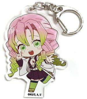 Mitsuri Kanroji Demon Slayer: Kimetsu no Yaiba X Heart Up Trading Acrylic Key Chains Key Ring [USED]