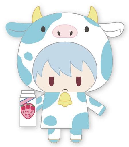Gintoki Sakata Gintama The Movie Puppela Finger Mascot Collection Puppela Finger Mascot Collection Zodiac Ox Ver. Key Chain [USED]