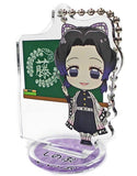 Shinobu Kocho Demon Slayer: Kimetsu no Yaiba the Movie: Mugen Train Original Acrylic Stand Key Chain Lawson Store 100 Ponta Members D Point Card Members Limited Campaign Receipt Stamp Lottery C Course Winning Items Key Chain [USED]