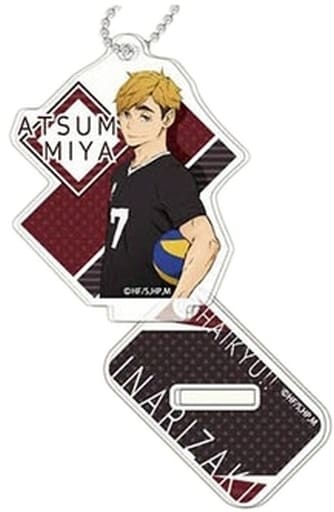 Atsumu Miya Haikyu!! TO THE TOP Stand Mini Acrylic Key Chain Vol.3 Key Chain [USED]